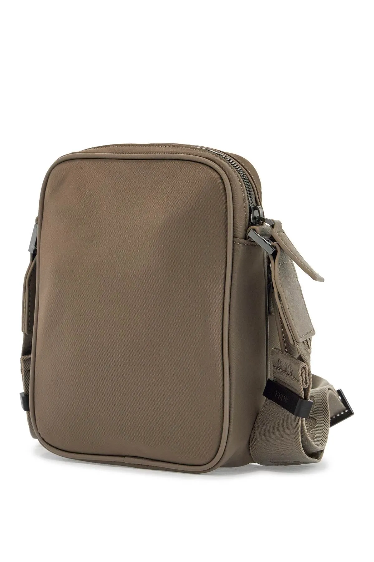 Recycled Pattern Crossbody Messenger Bag