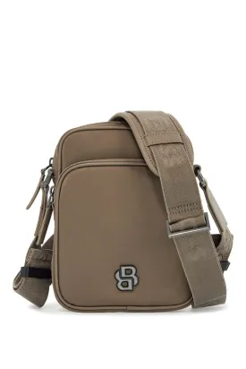 Recycled Pattern Crossbody Messenger Bag
