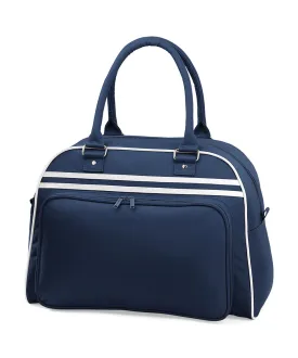 Retro bowling bag | French Navy/White