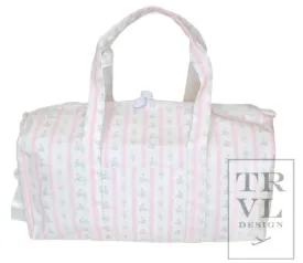 Ribbon Floral Weekender Duffle Bag