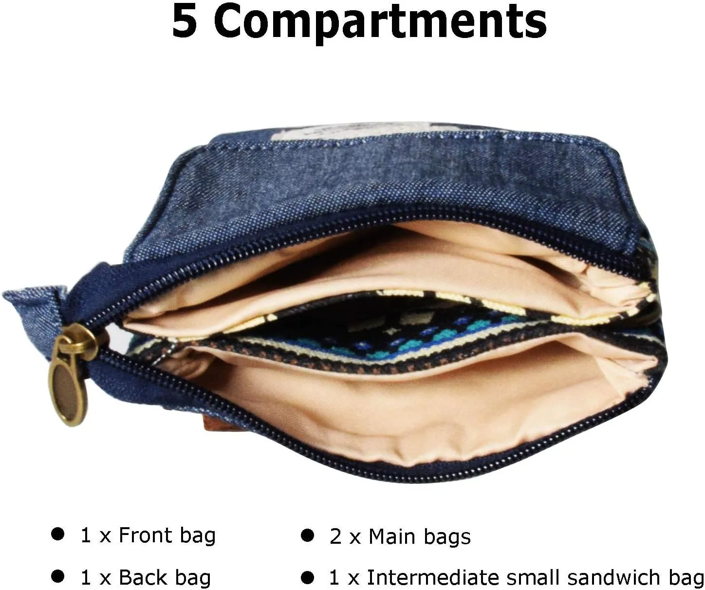 Small Crossbody Bag for Women Mobile Phone Purse National Pattern Shoulder Bag Handbags Coin Pouch for Women