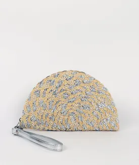 Venus Clutch - Natural/Silver