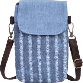 WITERY Small Canvas Cell Phone Purse Wallet- Handmade Cute Cross Body Phone Purse with Adjustable Shoulder Strap