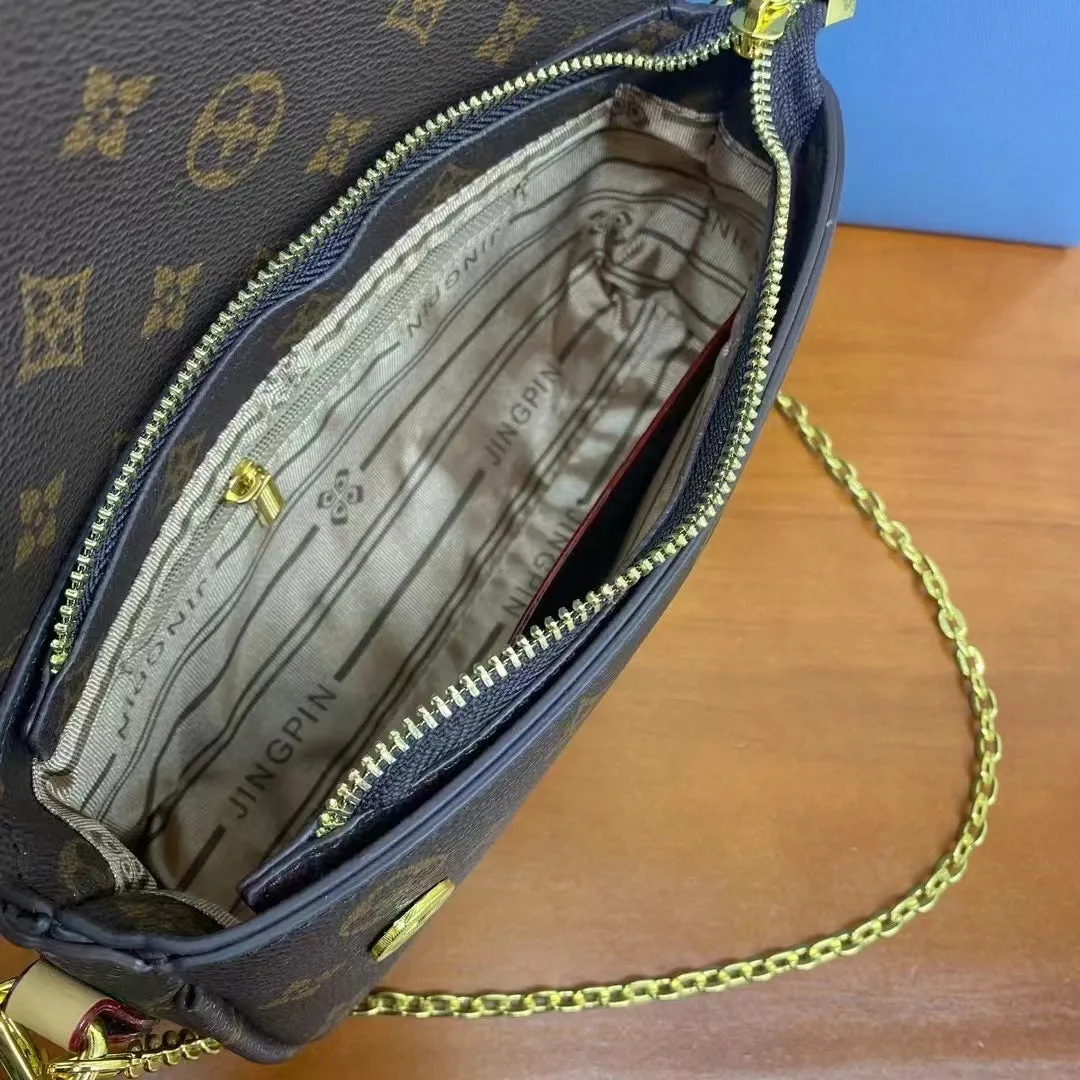 XIANGTUIBAO Louis Fanghua Women's Bag  New Korean Style Fashion Versatile Online Red Ocean Style Mahjong Bag Portable Chain Messenger Bag