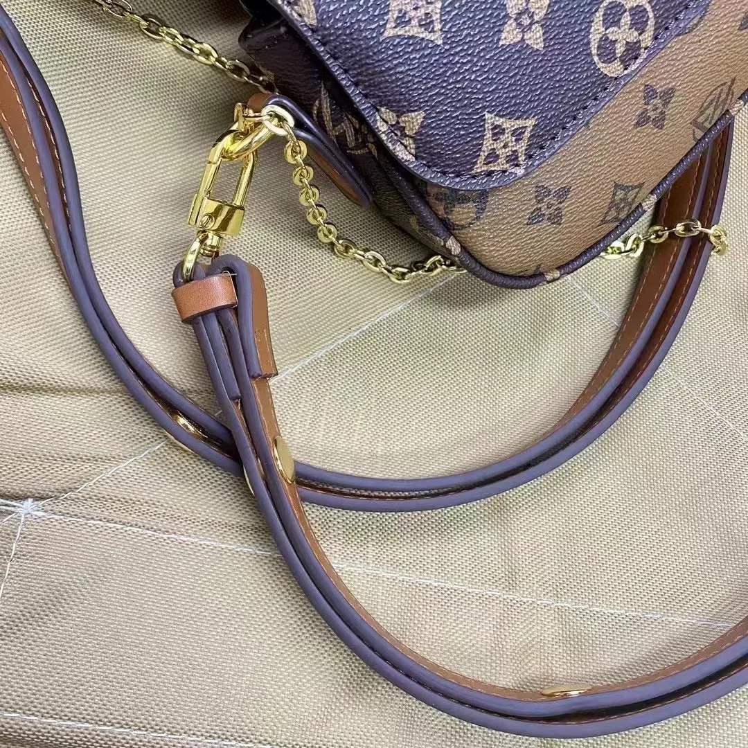 XIANGTUIBAO Louis Fanghua Women's Bag  New Korean Style Fashion Versatile Online Red Ocean Style Mahjong Bag Portable Chain Messenger Bag